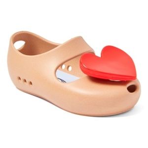 Baubles + Soles Toddler Girls Kaia Red Heart Shoes